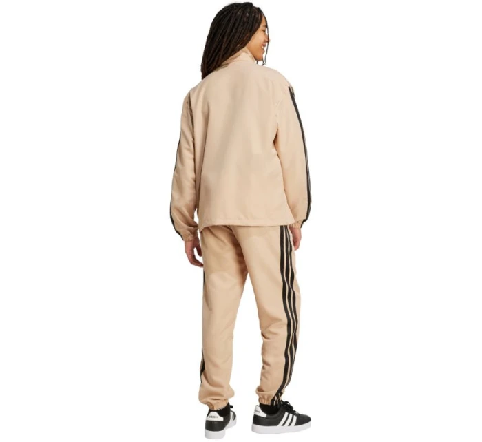 Pánske tepláky adidas Sportswear Basic 3-Stripes Woven Tracksuit Beige JX3149