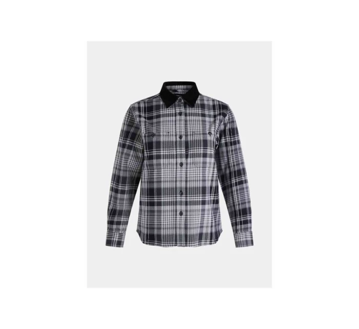 Košeľa Peak Performance W Heavy Cotton Shirt black check
