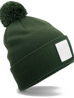 B Pletená čepice Patch 53. olive green/white model 22442527 - Beechfield