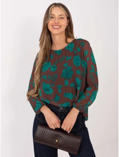 Blúzka DHJ BZ 8643 1.37P tmavohnedá