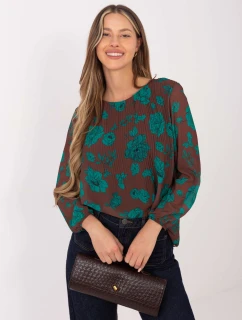 Bluzka DHJ BZ  ciemny brązowy model 19772268 - FPrice