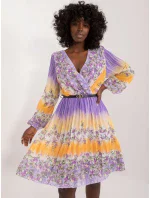 Sukienka DHJ SK  jasny fioletowy model 20105182 - FPrice