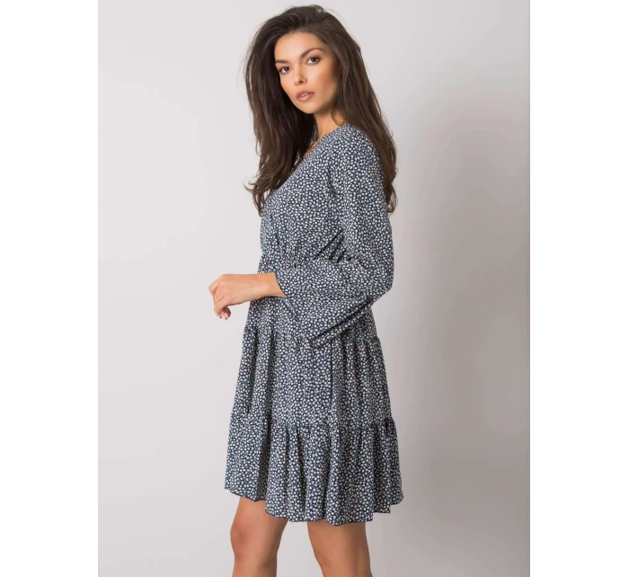 Šaty DHJ SK 8777A.66P tmavomodré