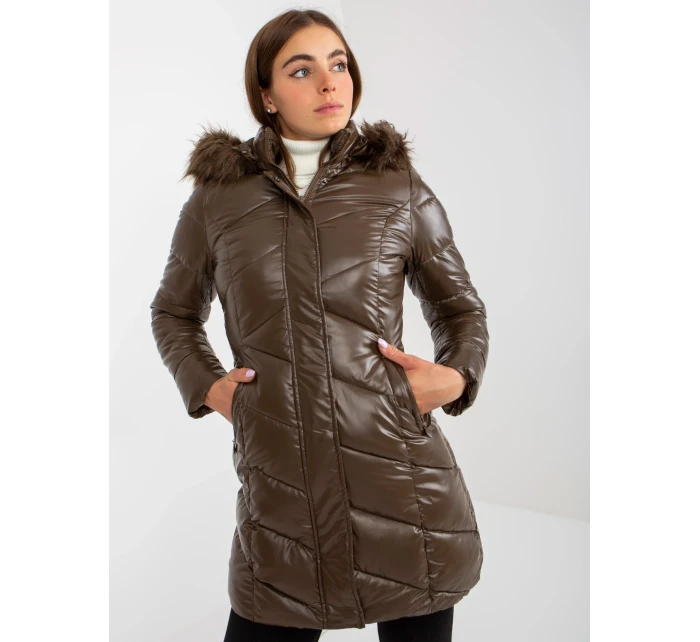 Dámská bunda NM KR H  tmavě hnědá model 17764050 - FPrice