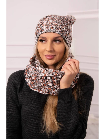 Dámska fleecová súprava Merry K202 čierna + červená