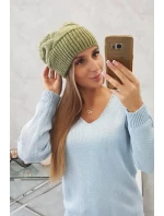 Dámska čiapka Ingrid K371 khaki