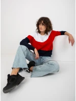 Blúzka RV BL 8430.61P tmavo modrá a biela