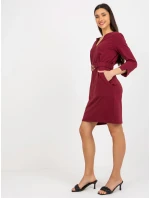 Dámské šaty TW SK BL bordó model 18044126 - FPrice Dámské šaty TW SK BL bordó model 18044126 - FPrice