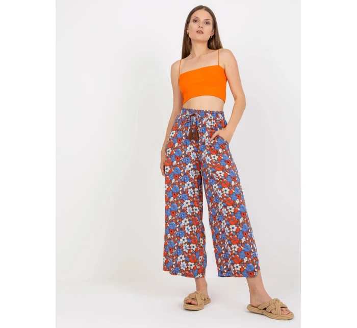 Dámske nohavice D73781M62237A hnedé - Sublevel Dámske nohavice D73781M62237A hnedé - Sublevel