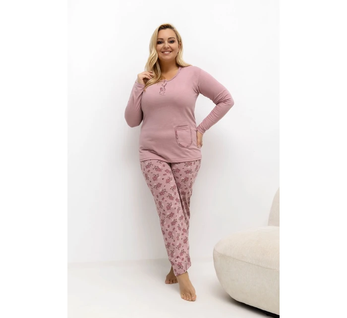 ~Plus Size Pyžamo model 221193 Forever Pink ~Plus Size Pyžamo model 221193 Forever Pink