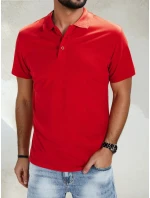 FashionStreet pánska červená polokošeľa PX0515