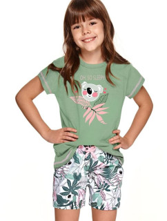 Dievčenské pyžamo Hanička zelené s koalou
