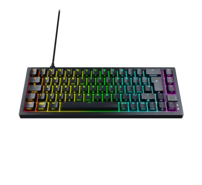 Kompaktná herná klávesnica CHERRY K5V2 USB QWERTZ nemecká čierna Kompaktná herná klávesnica CHERRY K5V2 USB QWERTZ nemecká čierna