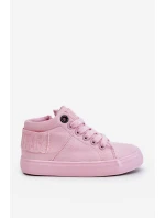 Dětské klasické vysoké tenisky Big Star model 21609028 růžové - Big Star Shoes Dětské klasické vysoké tenisky Big Star model 21609028 růžové - Big Star Shoes