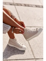 Dámské Tenisky Zateplené Z Eko Kůže Růžové Big Star model 21669440 - Big Star Shoes