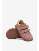 Dětské kožené polobotky Barefoot Růžové Bartek 8600355