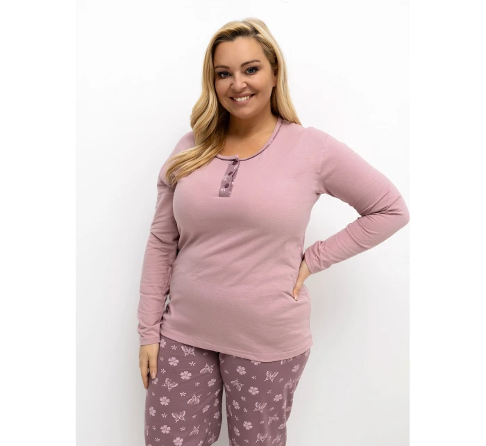 Piżama DU PI FP model 21766300 jasny różowy - FPrice Piżama DU PI FP model 21766300 jasny różowy - FPrice