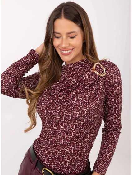 Bluzka IT BZ model 21441073 bordowy - FPrice