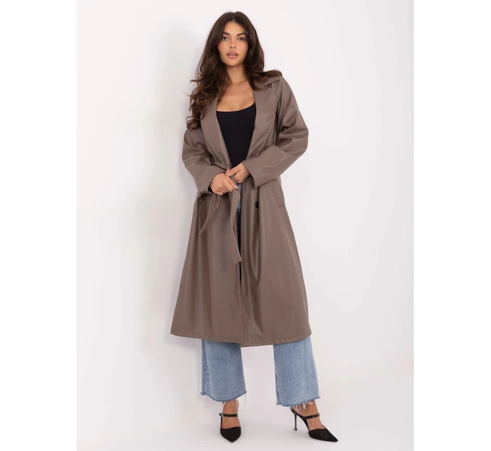 Płaszcz IT PL model 21334830 ciemny bezowy - FPrice