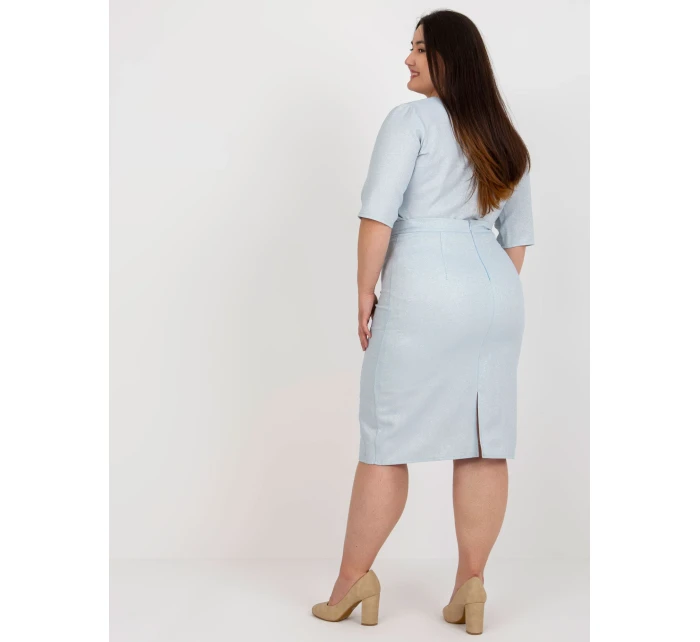 Sukňa LK SD 506697.95 svetlo modrá Sukňa LK SD 506697.95 svetlo modrá