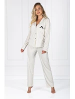 Pyžamo Beatrice Ecru - Momenti Per Me Pyžamo Beatrice Ecru - Momenti Per Me