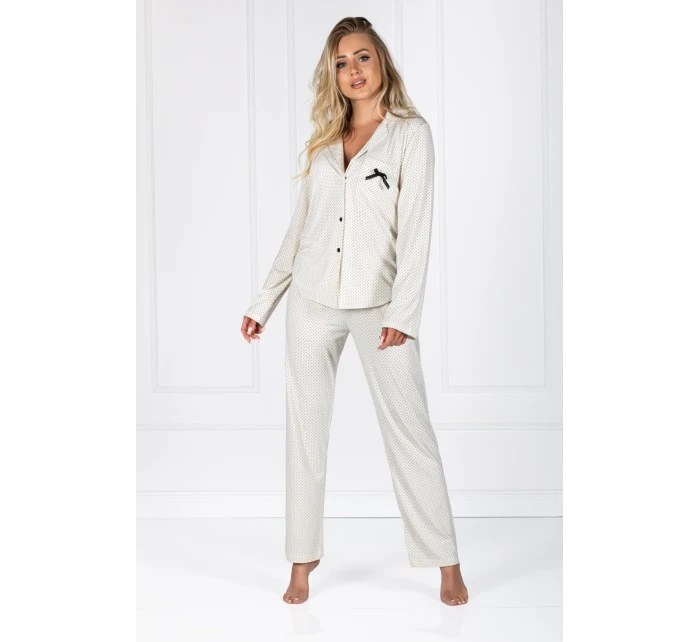 Pyžamo Beatrice Ecru - Momenti Per Me Pyžamo Beatrice Ecru - Momenti Per Me