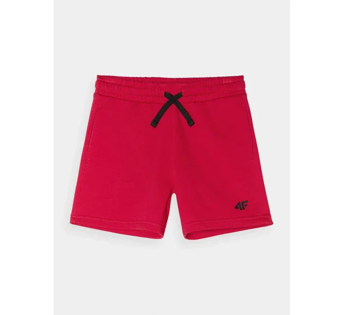 Chlapecké teplákové šortky 4F - červené Chlapecké teplákové šortky 4F - červené