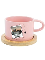 Personalizovaný keramický hrnček „MAKRONKA“ s fotografiou a cestovateľským motívom Personalizovaný keramický hrnček „MAKRONKA“ s fotografiou a cestovateľským motívom