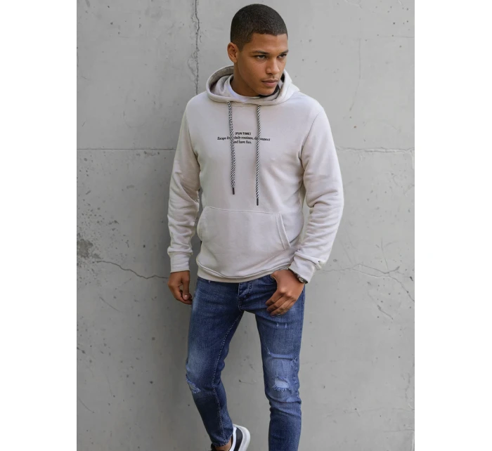 Pánska ťavia mikina FashionStreet BX5460 Pánska ťavia mikina FashionStreet BX5460