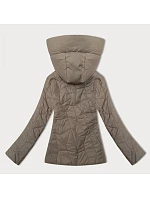 Dámska tenká prešívaná bunda s kapucňou J Style béžová (16M9250-62) Dámska tenká prešívaná bunda s kapucňou J Style béžová (16M9250-62)
