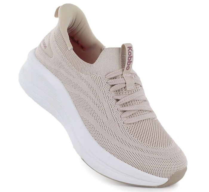 Dámska športová obuv na platforme beige Kobbo Vinceza 102421