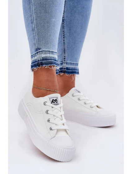 Dámské Tenisky Na Platformě Bílé ISLA C WOMEN LOW model 21695920 - Lee