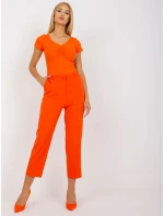 Kalhoty TO SP model 17408219 oranžová - FPrice Kalhoty TO SP model 17408219 oranžová - FPrice