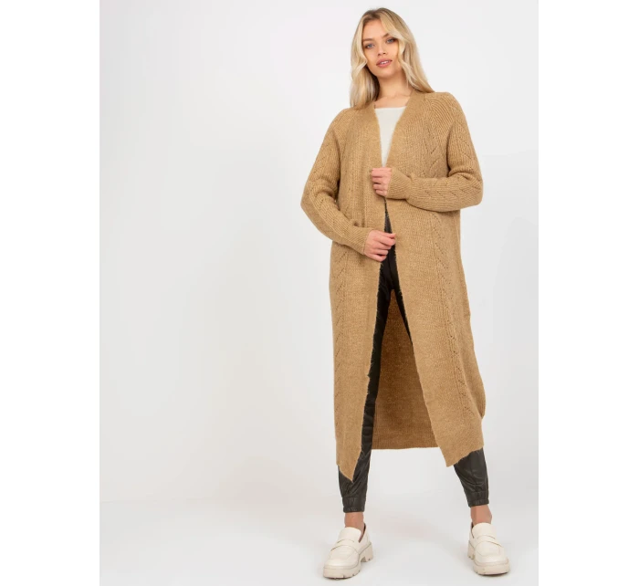 Kardigan VI SW model 21185766 camelowy - FPrice