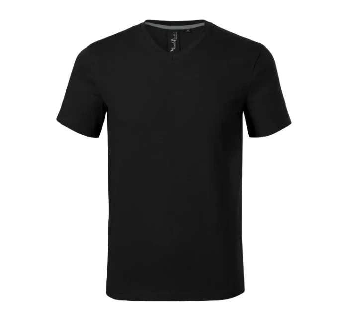 Action V-neck tričko pánské černá