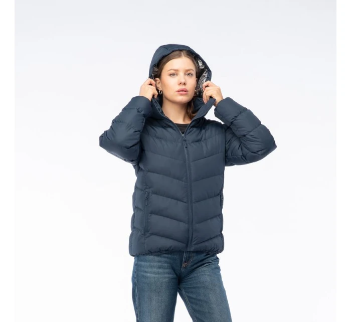 Dámská prošívaná zimní bunda LADY model 21494819 Tmavě modrá - Hi-Tec