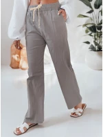 Dámské ležérní kalhoty s širokými nohavicemi DAY šedé Dstreet model 21987303 - FashionStreet
