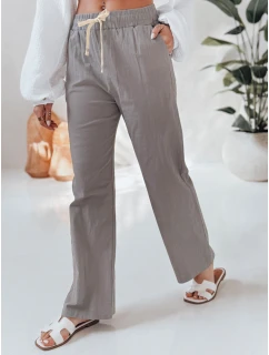 Dámské ležérní kalhoty s širokými nohavicemi DAY šedé Dstreet model 21987303 - FashionStreet