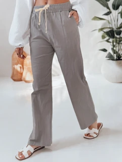 Dámské ležérní kalhoty s širokými nohavicemi DAY šedé Dstreet model 21987303 - FashionStreet