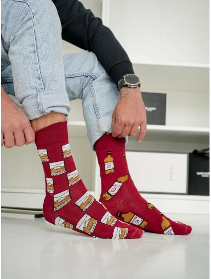 Milena Avangard 0125-074 Whisky nesúrodé ponožky 39-46