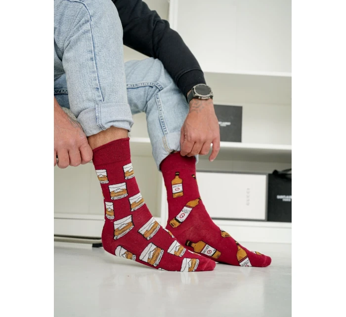 Milena Avangard 0125-074 Whisky nesúrodé ponožky 39-46