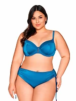 Plavecká podprsenka s plnými košíčkami Ava SK 13 Azure