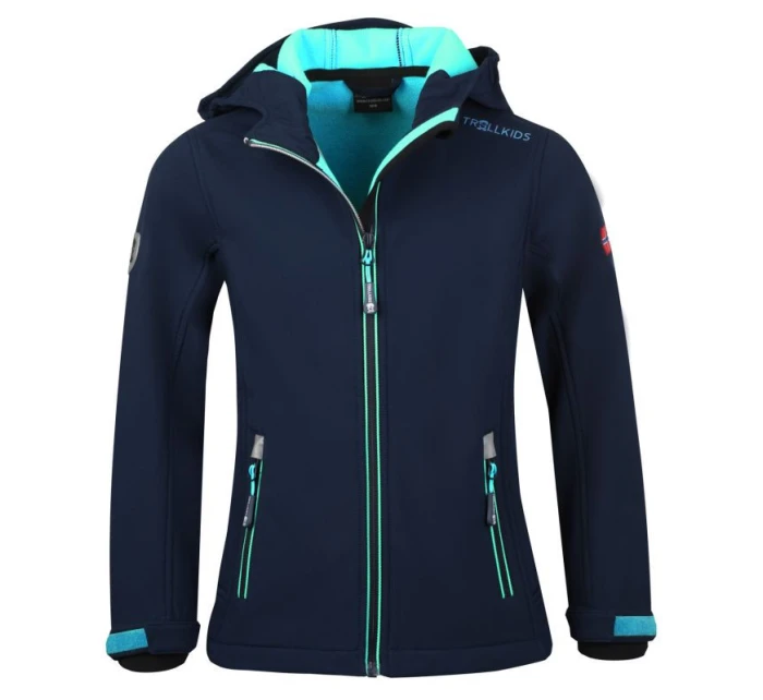 Dívčí softshellová bunda Jacket navy blue model 21349981 - Trollkids Dívčí softshellová bunda Jacket navy blue model 21349981 - Trollkids