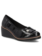 Skórzane  na czarne Filippo BK model 22087078 - Hikvision