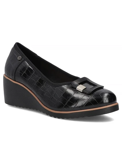 Skórzane  na czarne Filippo BK model 22087078 - Hikvision