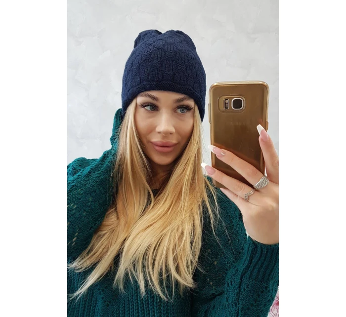 Čiapka Agata K222 námornícka modrá