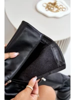 Zateplené dámské kozačky na zip z ekologické kůže černé model 21670685 - Boto