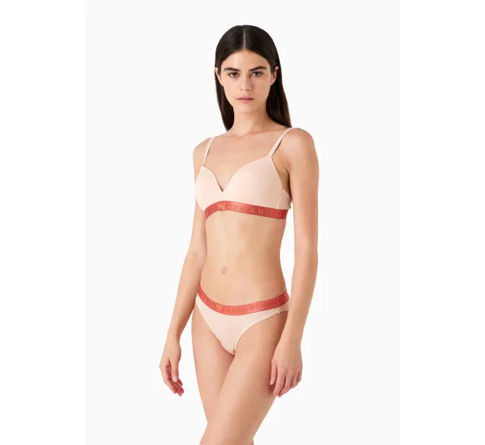 Dámske tangá 2PACK 163333 3F235 03050 nude - Emporio Armani