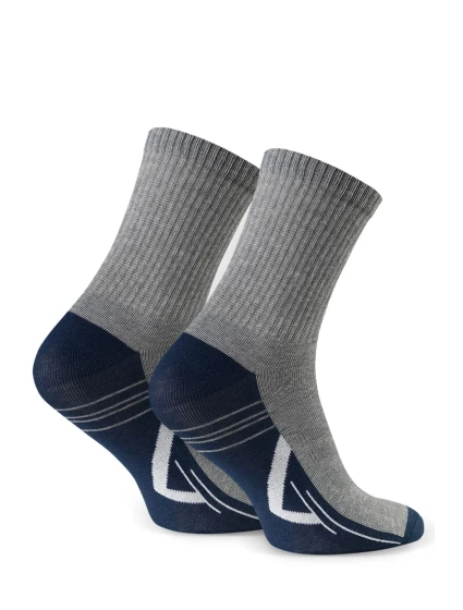 Chlapčenské ponožky 022 324 sivé - Steven