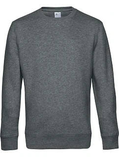 B&C KING Crew Neck_° Pánská mikina model 22483928 heather mid grey